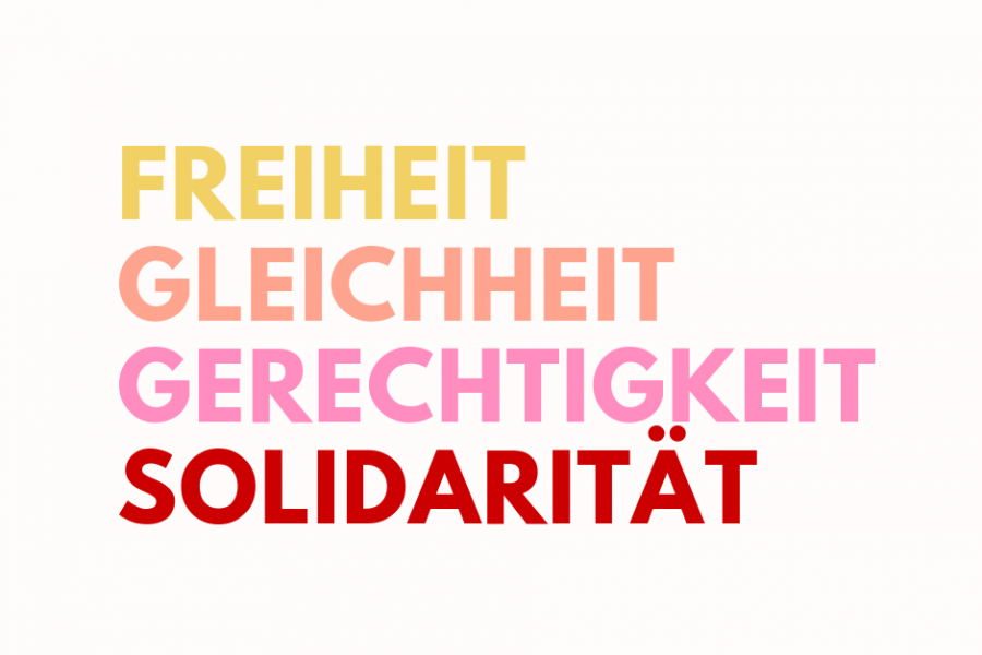 Freiheit, Gleichheit, Gerechtigkeit und Solidarität sind für uns nicht nur Schlagworte, sondern unverrückbare Grundwerte der SPÖ